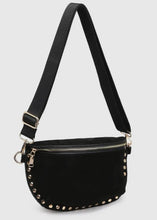 Load image into Gallery viewer, Gizelle-Suede Belt Bag | Black
