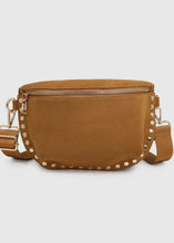 Load image into Gallery viewer, Gizelle-Suede Belt Bag | Tan
