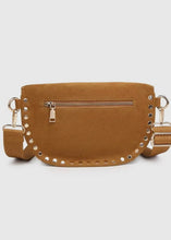 Load image into Gallery viewer, Gizelle-Suede Belt Bag | Tan

