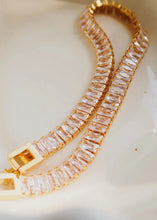 Load image into Gallery viewer, Rhodes 18K Gold Non-Tarnish Glam Cz Bracelet
