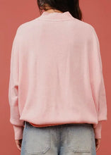 Load image into Gallery viewer, Soft Blush Cashmere Blend Crewneck Sweater
