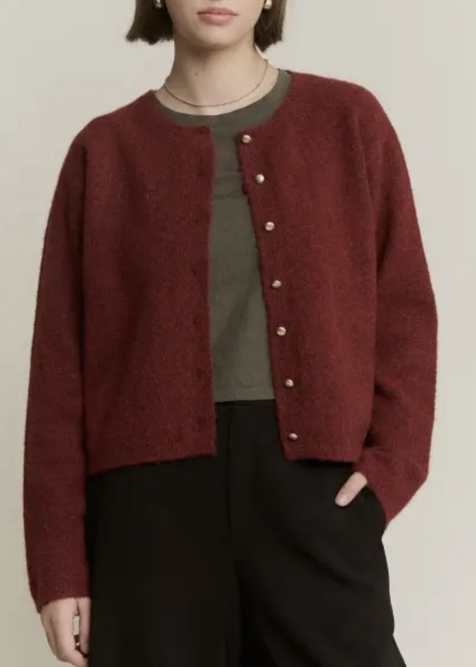 Extended Solid Pipa Cardigan