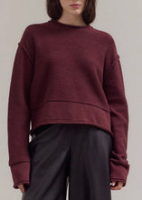 Load image into Gallery viewer, Rolled Edge Detail Long Sleeve Top
