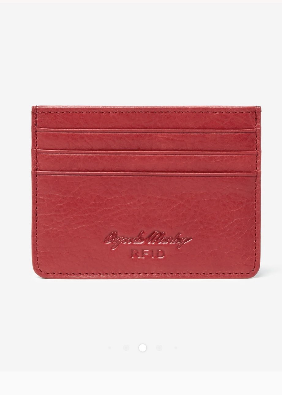 RFID Credit Card Stack Wallet | Garnet