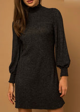 Load image into Gallery viewer, Long Sleeve Hacci Mini Dress
