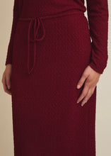 Load image into Gallery viewer, Burgundy Knit Two-Piece Set
