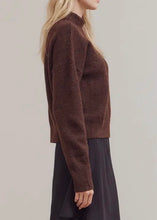 Load image into Gallery viewer, Deep Bronze Mock Neck Sweater
