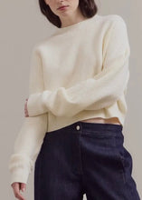 Load image into Gallery viewer, Winter Pearl Crewneck Sweater
