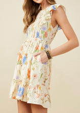 Load image into Gallery viewer, Floral Smocked Ruffle Tank Dress
