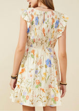 Load image into Gallery viewer, Floral Smocked Ruffle Tank Dress
