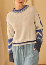 Load image into Gallery viewer, Softly Structured Contrast Knit Sweater
