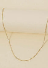 Load image into Gallery viewer, Gold Dipped Mini CZ Tennis Chain Necklace
