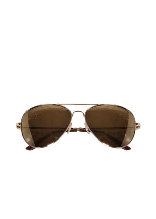 Classic Gold Rimmed Sunglasses|| Tan