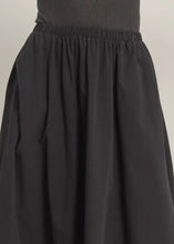 Load image into Gallery viewer, Elastic Waist Midi Poplin Skirt
