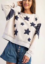 Load image into Gallery viewer, Star Patch Long Sleeve Pullover
