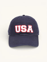 Load image into Gallery viewer, USA Patched Cotton Baseball Cap
