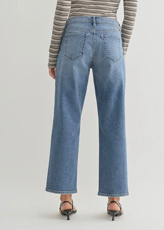 Mid Rise Stretch Bow Boyfriend Jeans