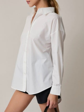 Oversized Long Sleeve Button Down Shirt