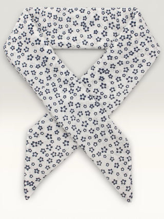 Blue Floral Lightweight Neck Scarf
