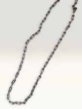 Load image into Gallery viewer, Silver Beaded Link Chain Necklace
