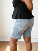 Load image into Gallery viewer, Extended Everyday Ease Denim Shorts
