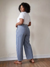 Load image into Gallery viewer, Extended Size Harbor Stripe Barrel Pants

