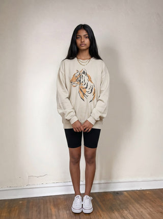 Wild Tiger Graphic Sweatshirt