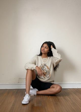 Wild Tiger Graphic Sweatshirt