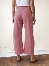 Load image into Gallery viewer, Harbor Stripe Barrel Pants | Red
