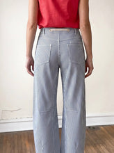 Load image into Gallery viewer, Harbor Stripe Barrel Pants | Denim

