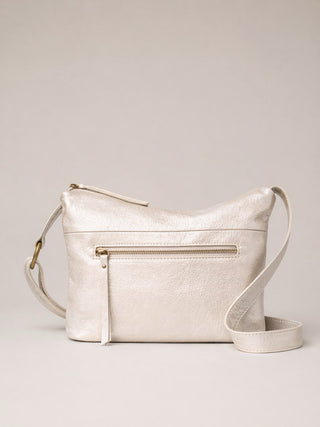 Pearl Zella Leather Handbag