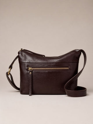 Espresso Zella Leather Handbag