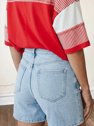 Harbor Light Drawstring Denim Short