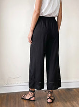 Load image into Gallery viewer, Midnight Ease Lace Trim Pant
