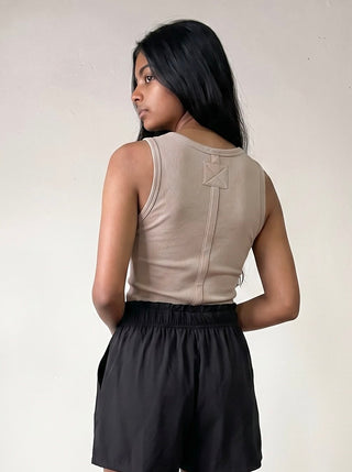 Everyday Ease Henley Tank | Wheat