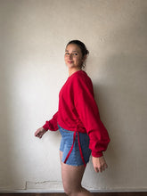 Load image into Gallery viewer, Harbor Breeze Terry Pullover | Red
