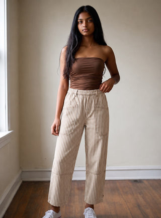 Market Day Barrel Pants | Brown