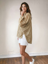 Load image into Gallery viewer, Olive Grove Cotton Button Down
