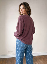 Load image into Gallery viewer, Vintage Wash Cotton Tee | Maroon
