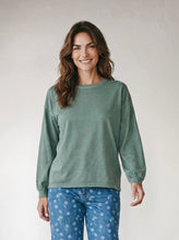 Load image into Gallery viewer, Vintage Wash Cotton Tee | Dusty Green
