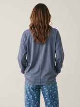 Load image into Gallery viewer, Vintage Wash Cotton Tee | Navy
