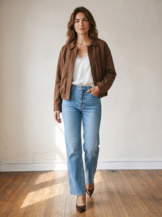 Canyon Luxe Faux Suede Jacket