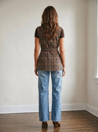 Chestnut Manor Plaid Vest