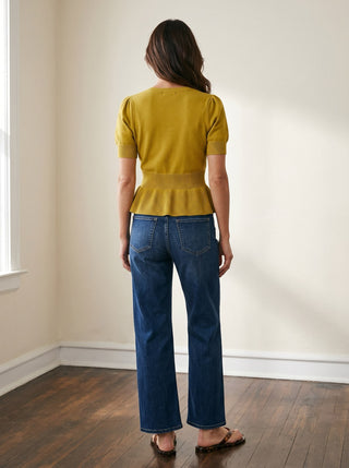 Golden Hour Peplum Sweater