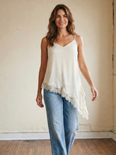 Load image into Gallery viewer, Daydream Lace Trim Cami | Ivory
