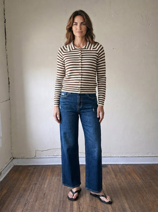 Windsor Stripe Cardigan