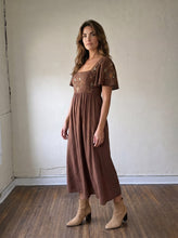Load image into Gallery viewer, Meadow Song Embroidered Midi Dress
