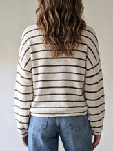 Load image into Gallery viewer, Autumn Avenue Stripe Sweater | Cream
