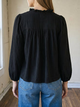 Load image into Gallery viewer, Sutton Pleated Ruffle Blouse
