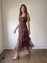 Load image into Gallery viewer, Autumn Rose Tie Shoulder Maxi Dress
